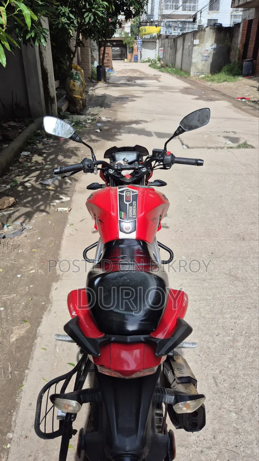 টিভিএস আপাচে ১৬০ ৪ভি ২০১৯ রেড