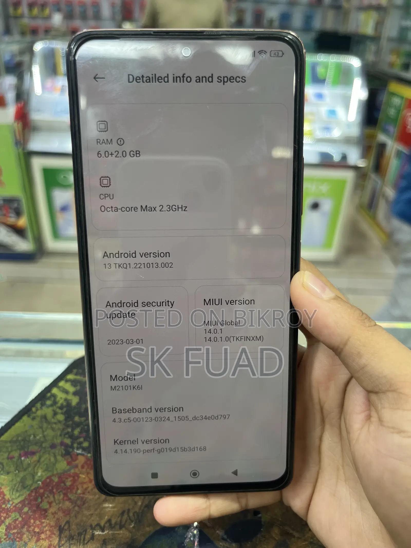 Xiaomi Redmi Note 10 Pro Max 128 GB Rose Gold