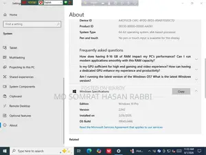 Desktop Computer Gigabyte GB-BKi3HA-7100 8GB Intel Core i3 SSD 500GB