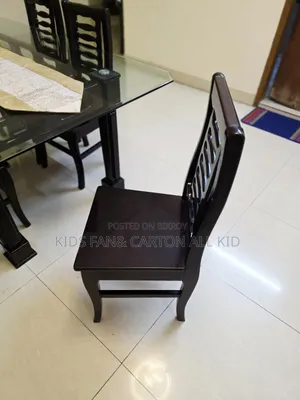 A table with six chairs