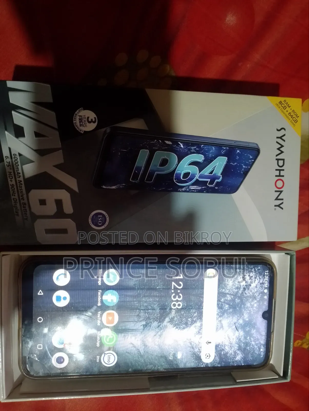 Symphony Max 60 64 GB Black
