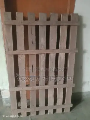Bed Made of Wood and Steel