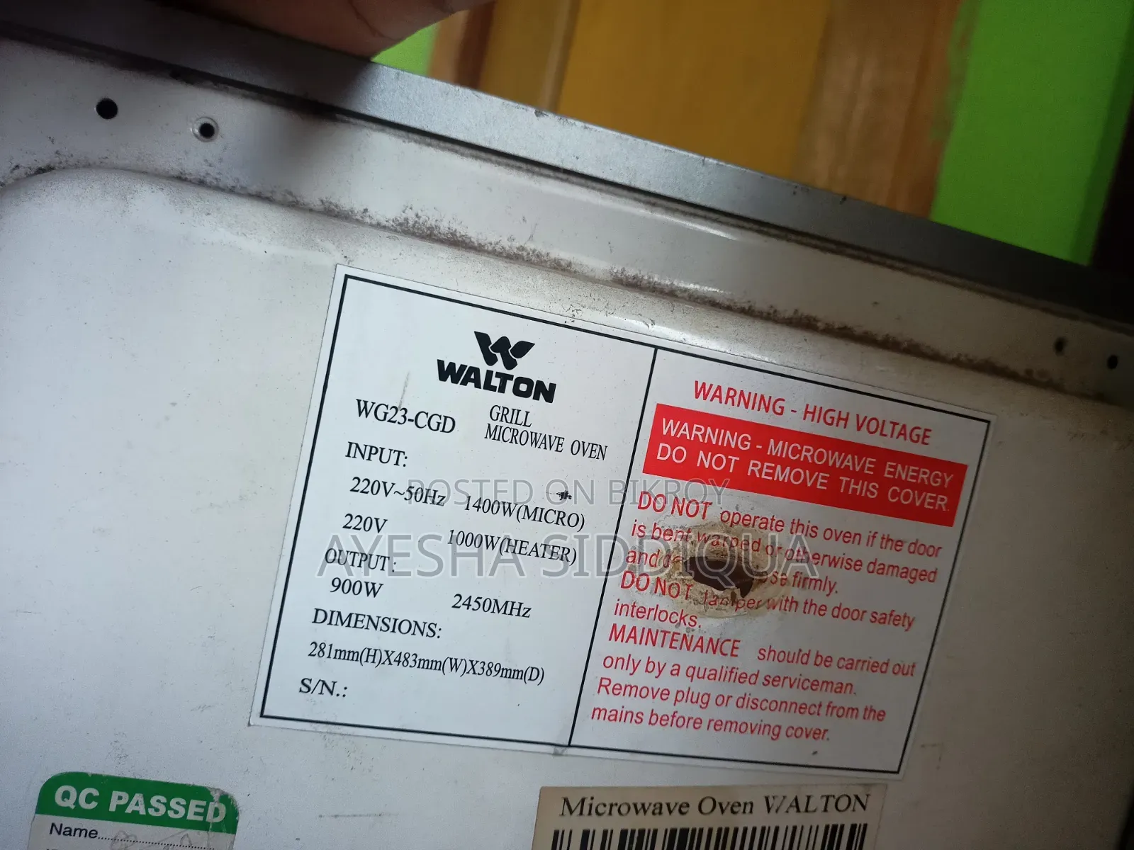 Microwave Oven