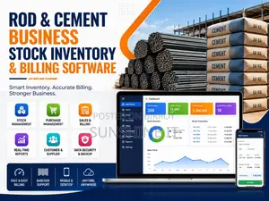 Rod Cement Business Stock Inventory Billing Software