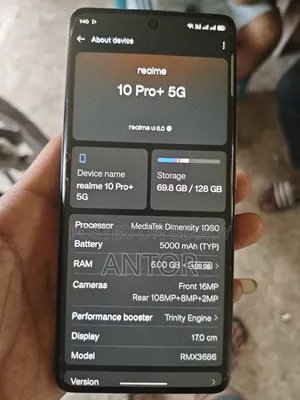Realme 10 Pro 128 GB Black
