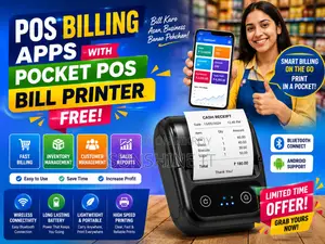 POS Billing Apps With Pocket POS Bill Printer Free