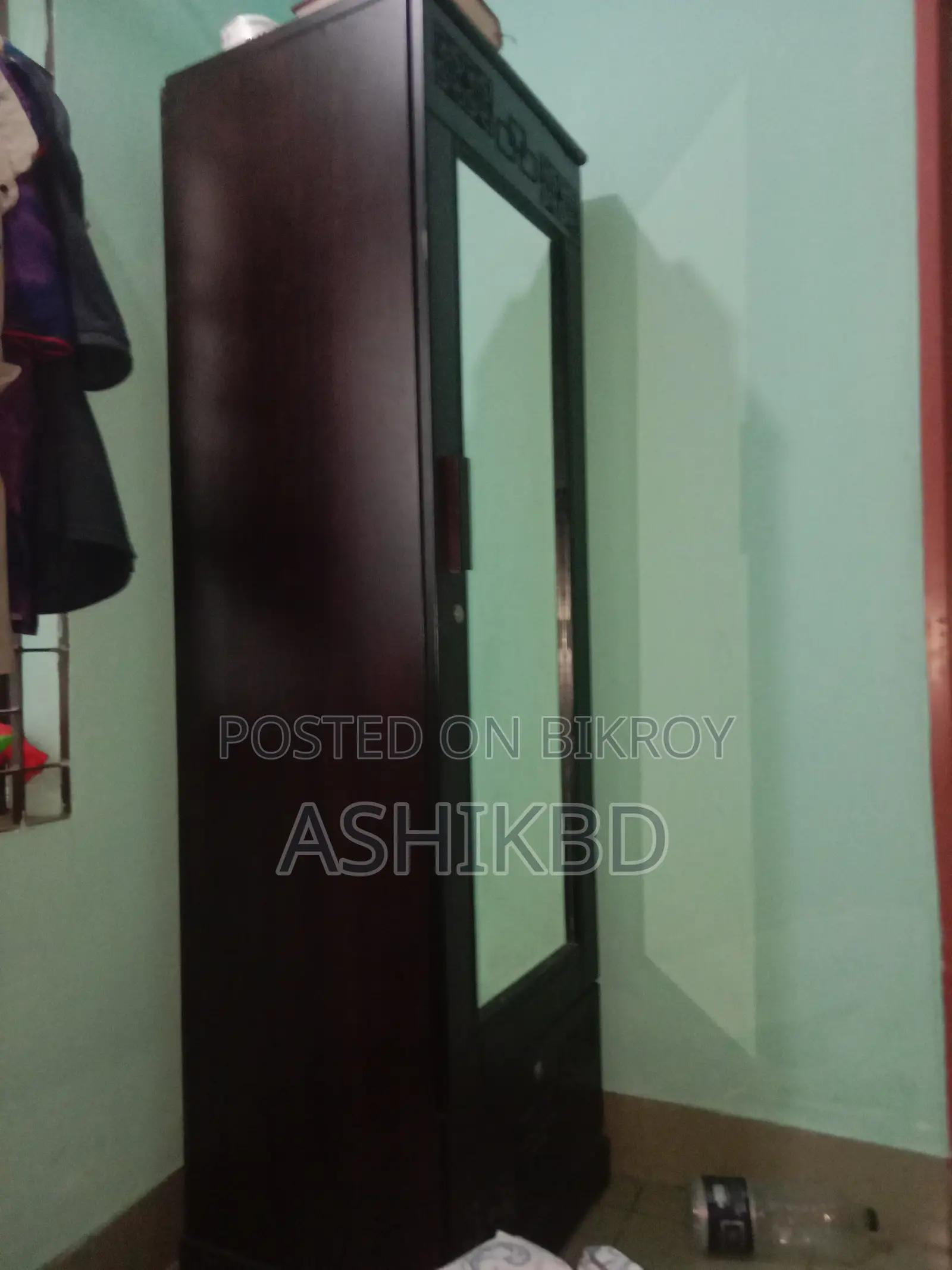 Almirah and Bed both Partex sturdy with mattress for sale