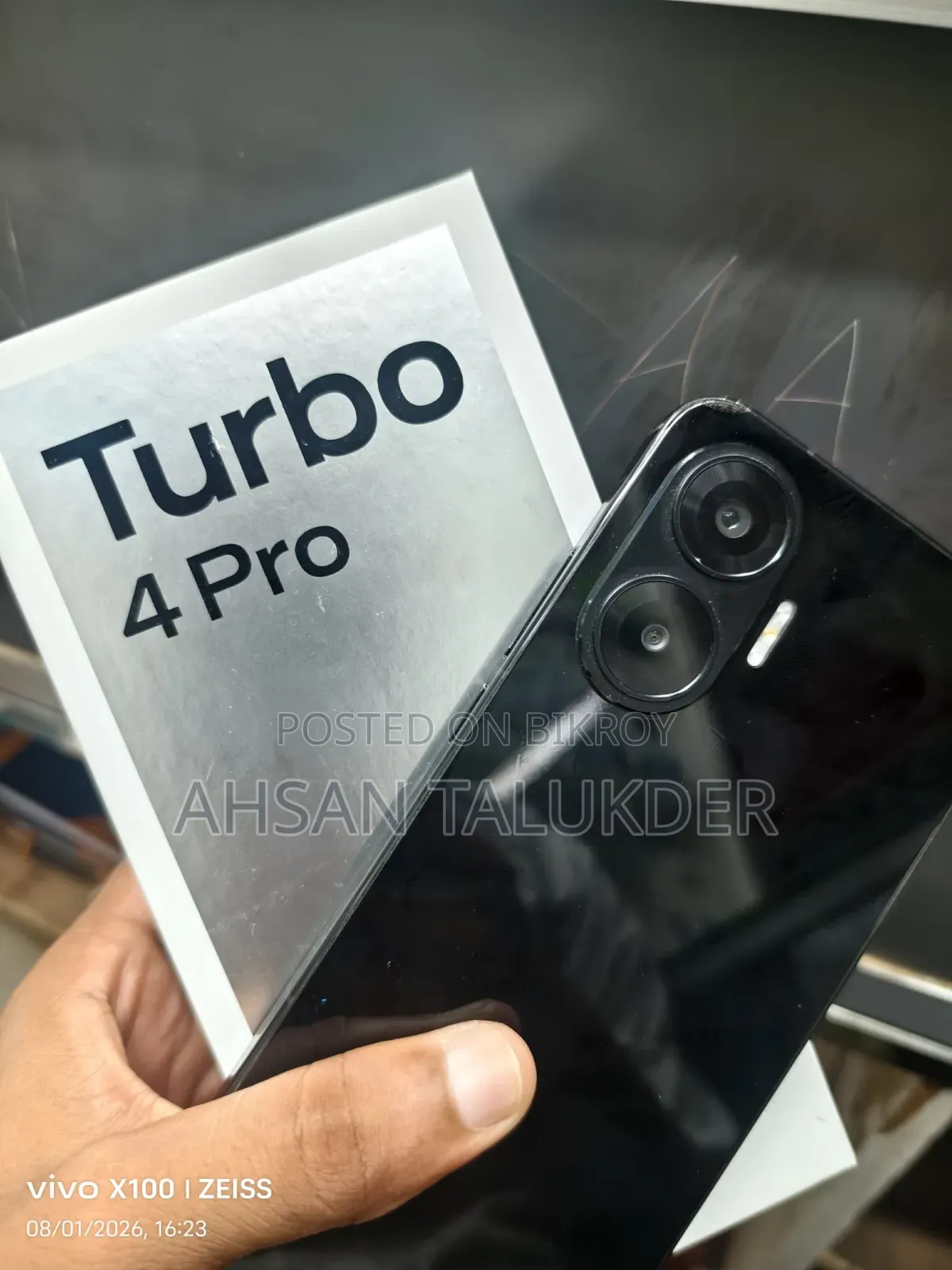 Xiaomi Redmi Turbo 4 Pro 256 জিবি ব্ল্যাক