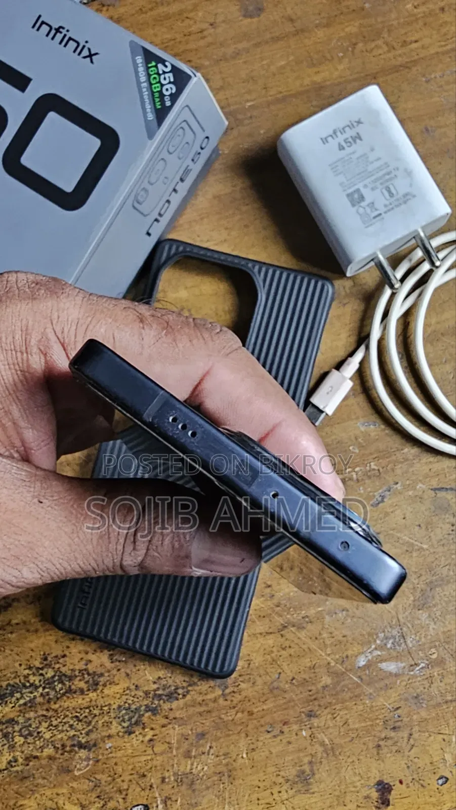 ইনফিনিক্স নোট ৫০ ৪জি ২৫৬ জিবি ব্ল্যাক