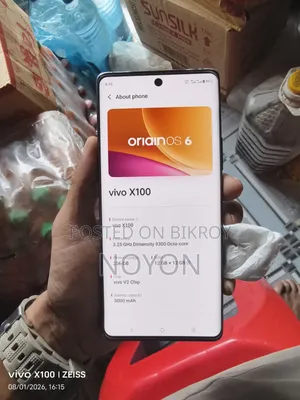 ভিভো এক্স১০০ ২৫৬ জিবি ব্ল্যাক