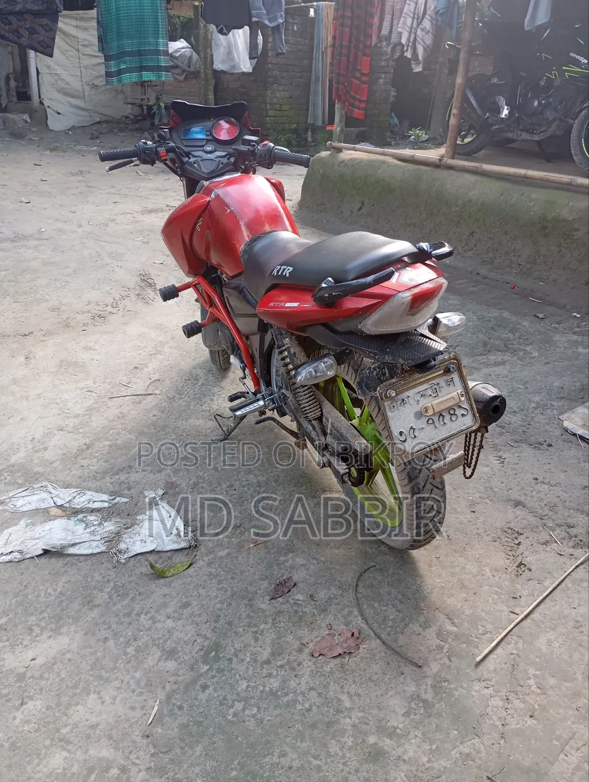 টিভিএস অ্যাপাচে আরটিআর ১৬০ ২ভি ২০১৮ রেড