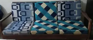 Used Wooden Sofa Frame – Good Condition (Without Cushions)
