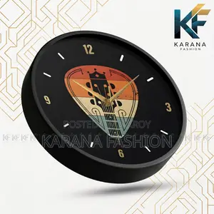 Karana Fashion (KW04) 12-Inch Vintage Guitar Pick Wall Clock