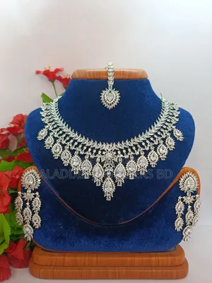 ডায়মন্ড কাট নেকলেস সেট