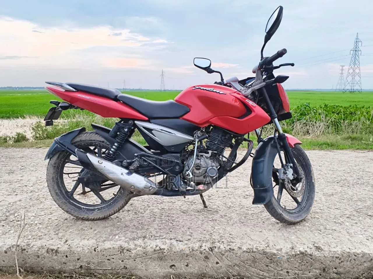 বাজাজ পালসার ১৩৫ এলএস ২০১১ রেড