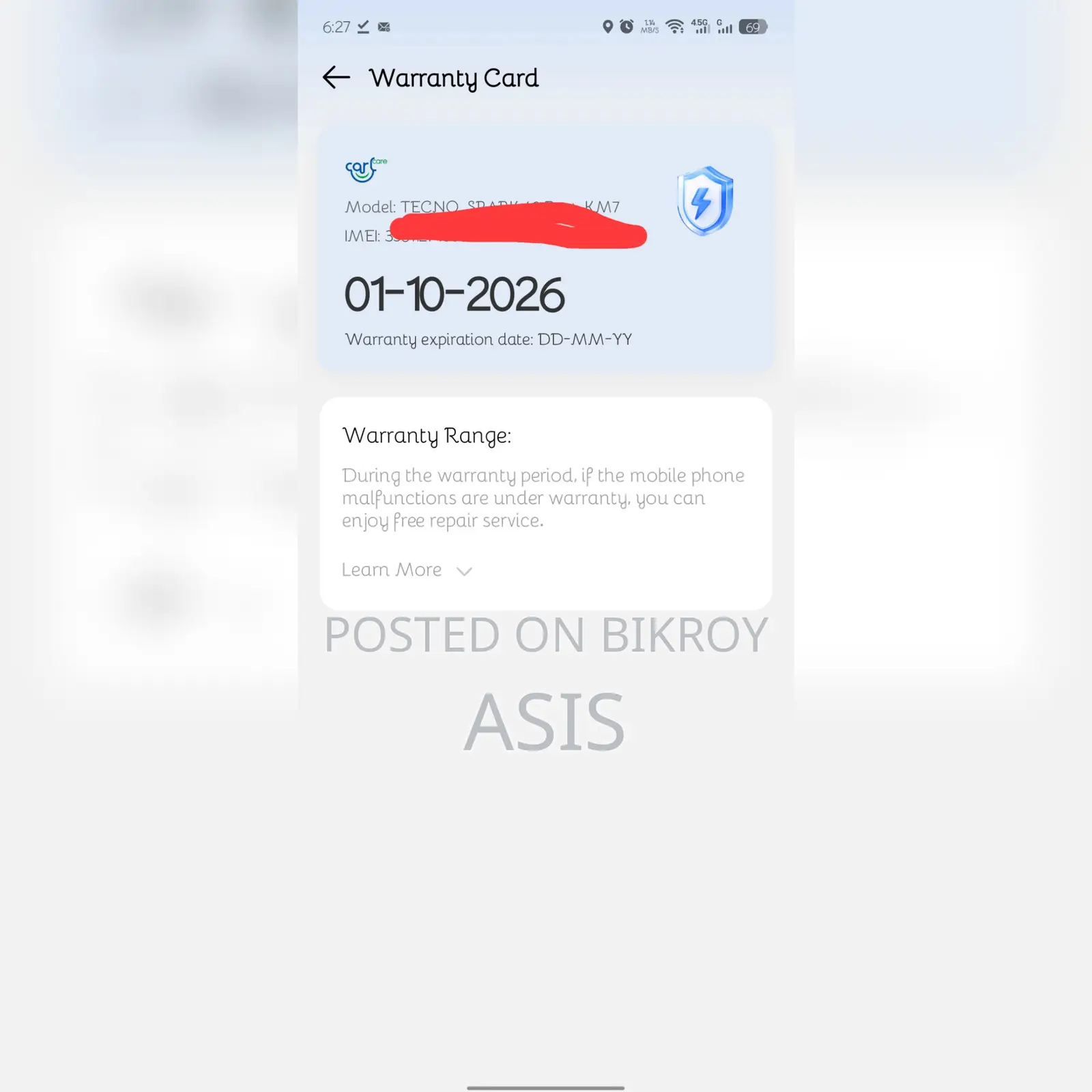 টেকনো স্পার্ক ৪০ প্রো+ ২৫৬ জিবি সাদা