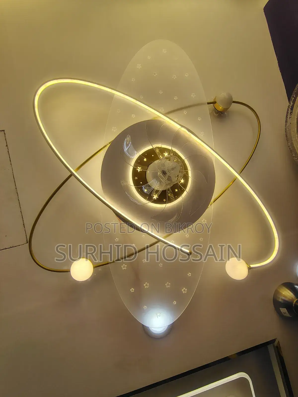 Bladeless Smart Fan Light