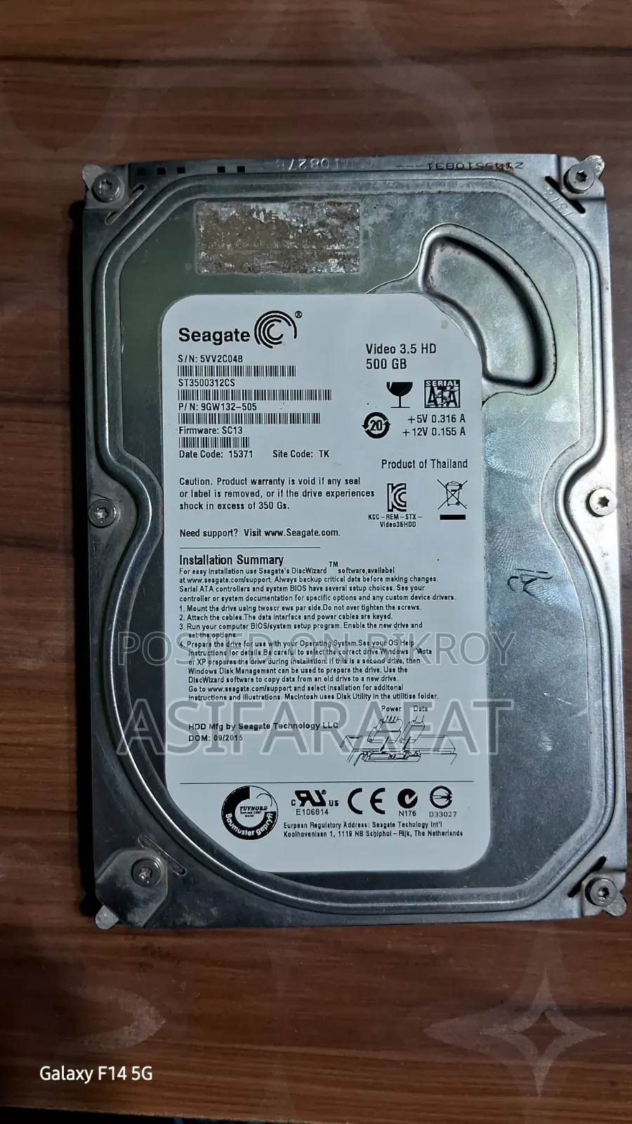 Desktop Computer 2GB HDD 500GB