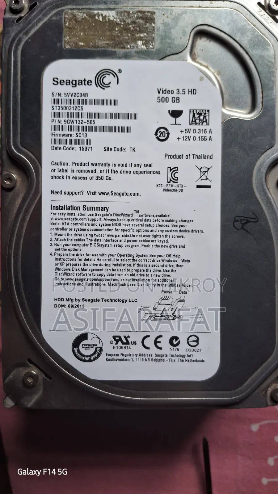 Desktop Computer 2GB HDD 500GB