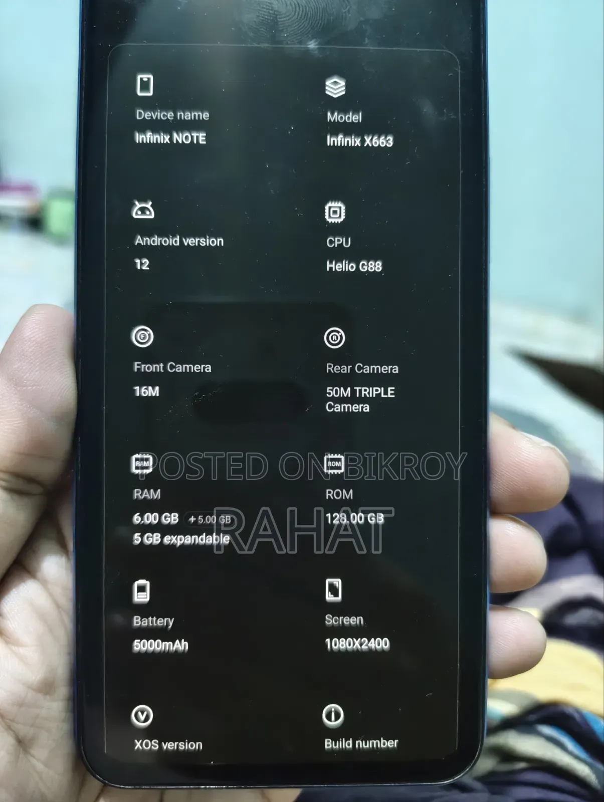Infinix Note 12 128 GB Blue