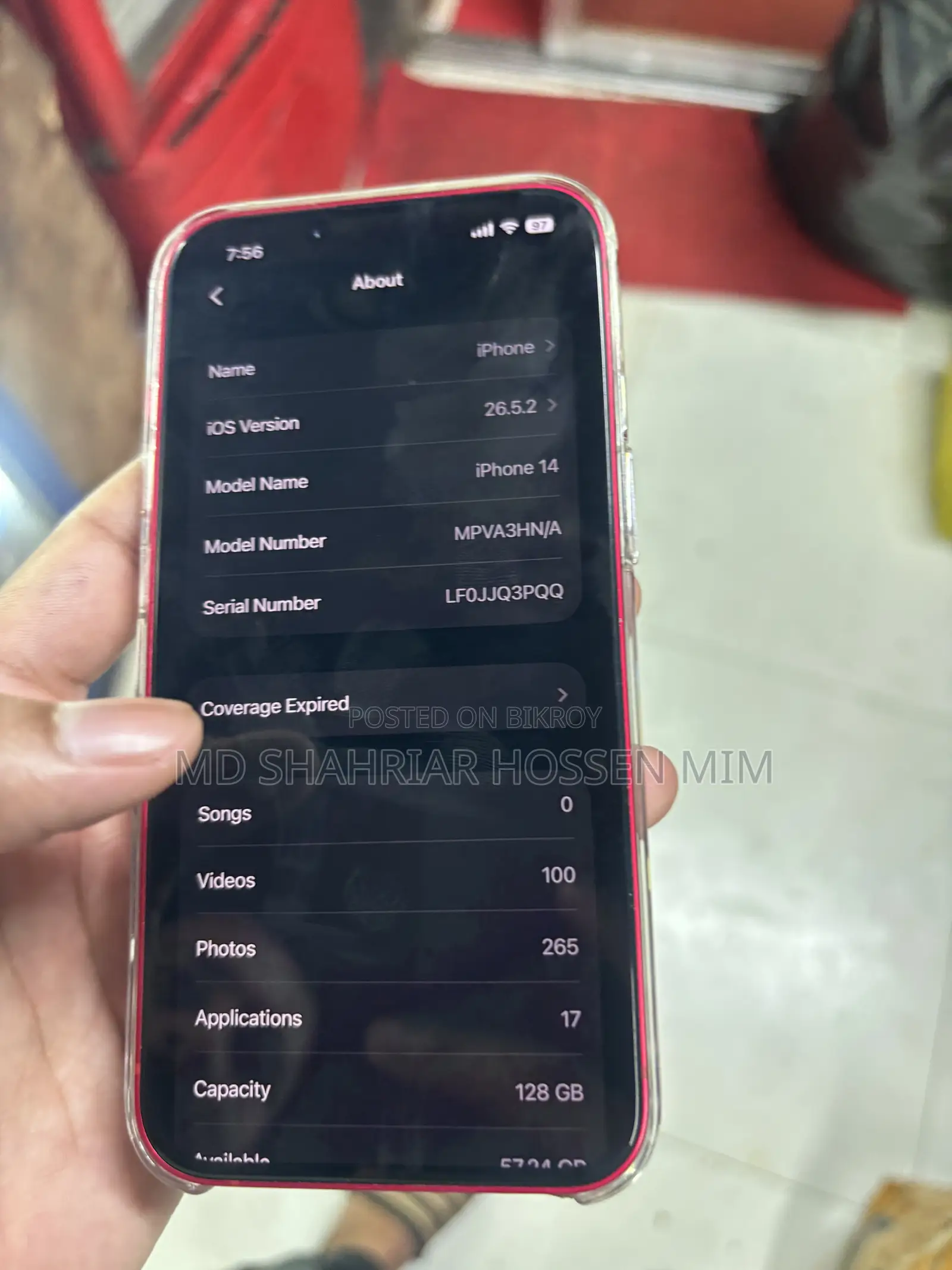 Apple iPhone 14 128 GB Red