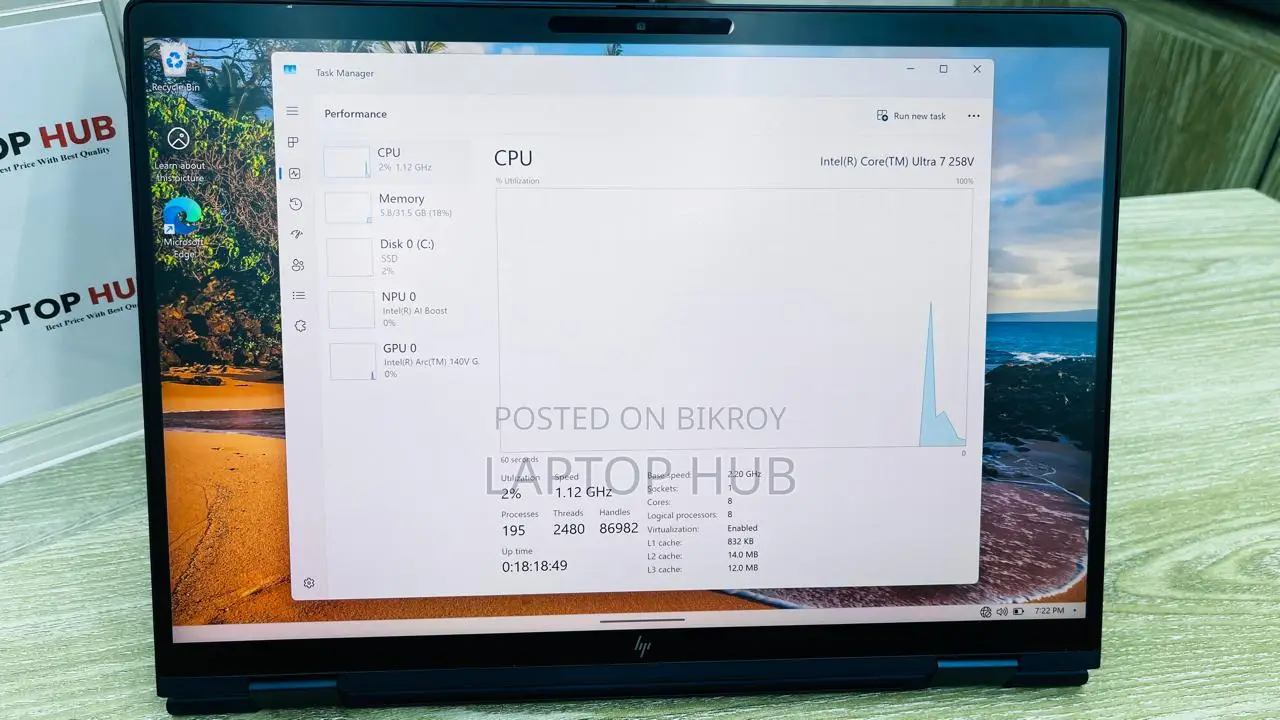 Laptop HP EliteBook X Flip G1i 32GB Intel Core Ultra 7 SSD 1T