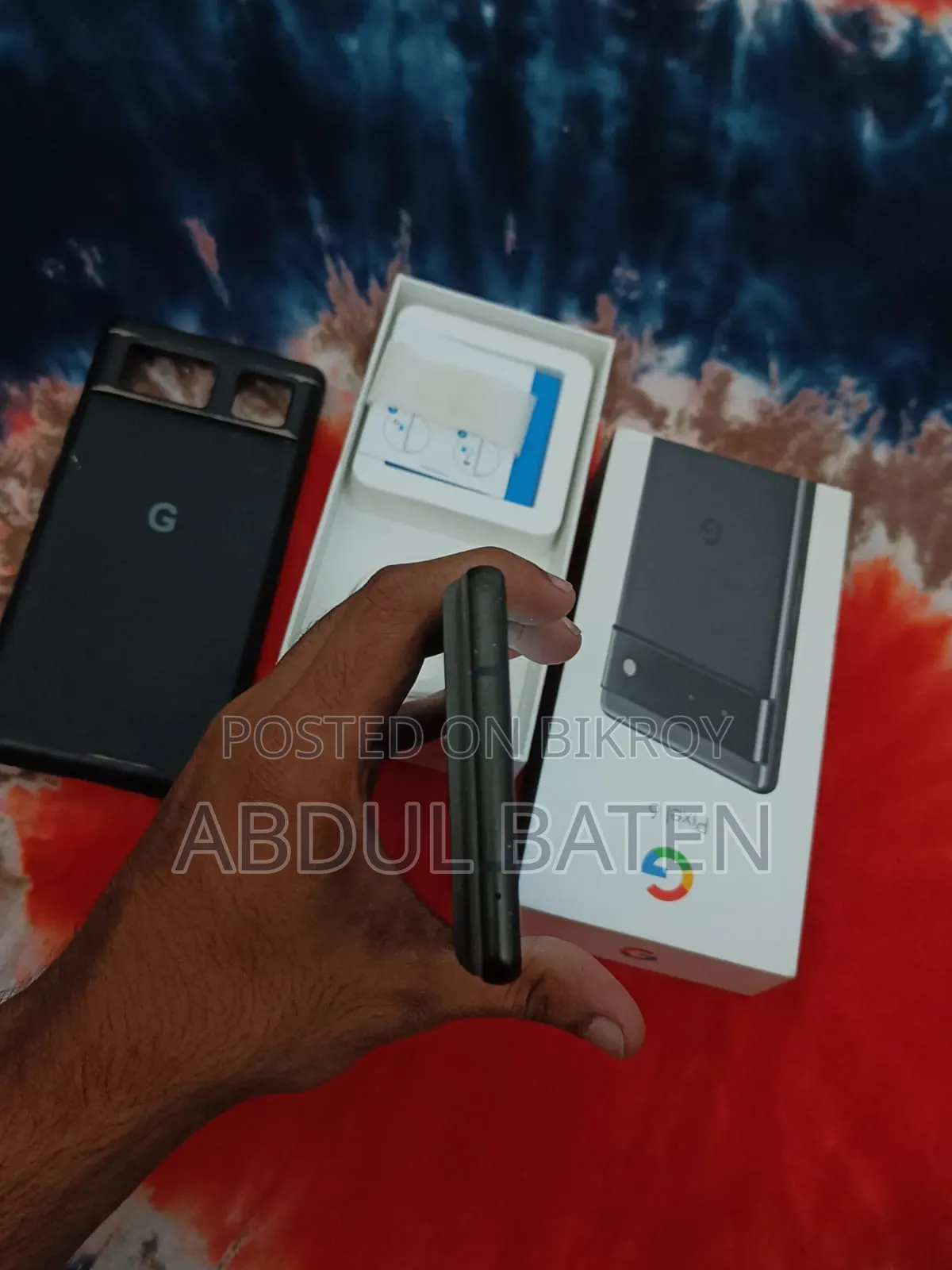 গুগল পিক্সেল ৬ ১২৮ জিবি কালো