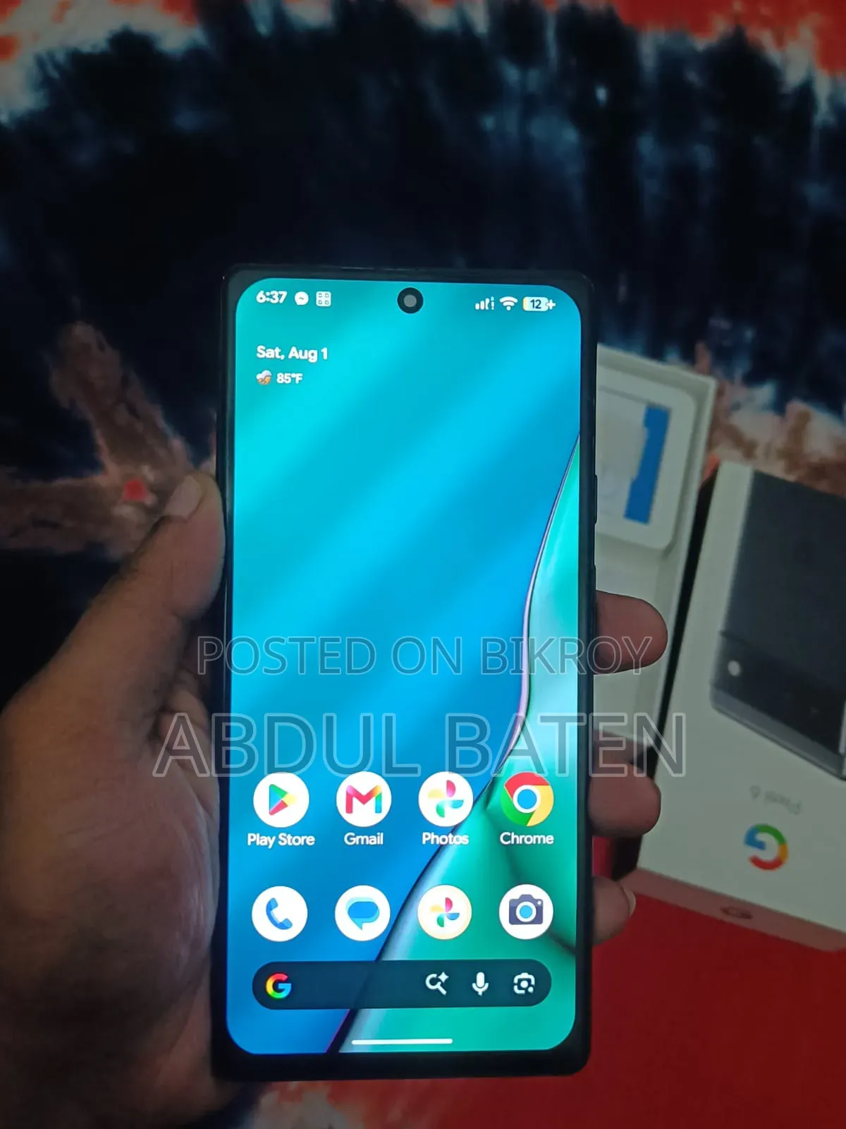 গুগল পিক্সেল ৬ ১২৮ জিবি কালো