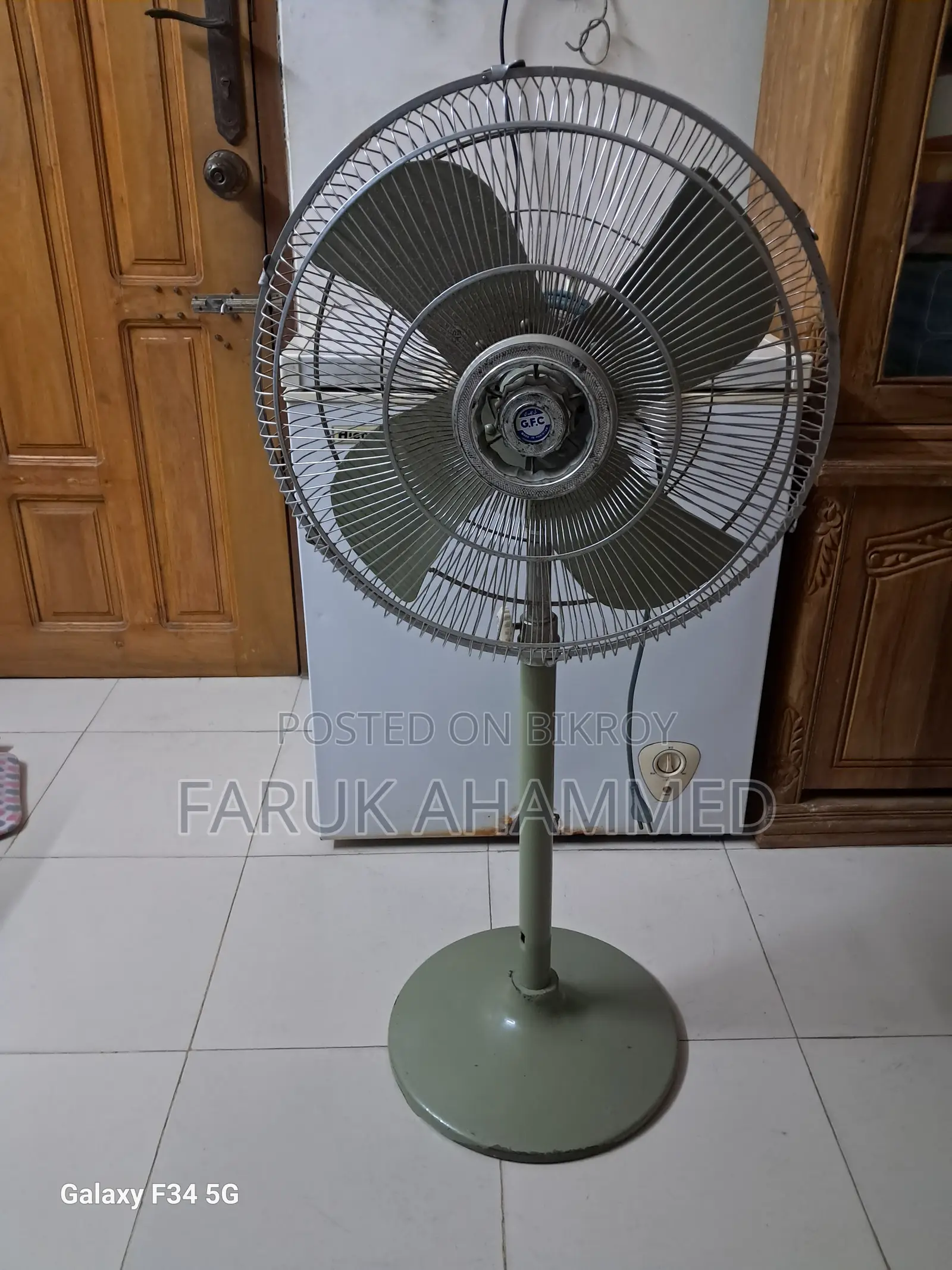 GFC Standard Pedestal Fan 18 Inch
