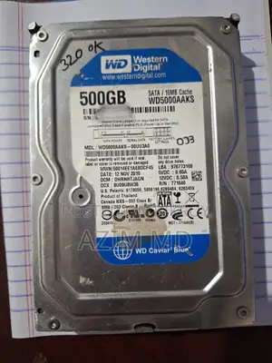 WD 500GB SATA Desktop Hard Disk (WD Caviar Blue)