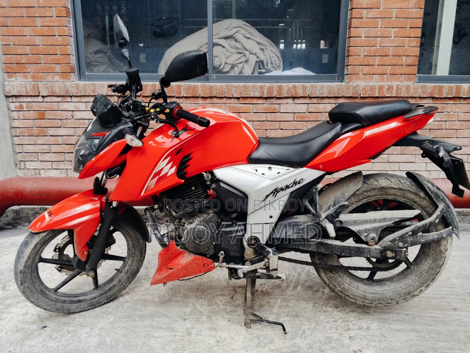 TVS Apache RTR 160 4V 2019 Red