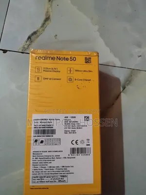 রিয়েলমি নোট ৫০ ১২৮ জিবি ব্ল্যাক