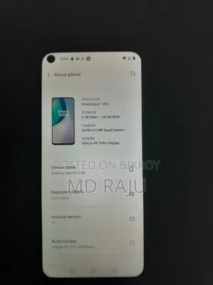 OnePlus Nord N10 5G 128 GB Blue
