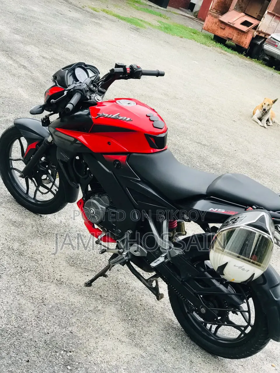 বাজাজ পালসার এনএস ১৬০ ২০১৮ রেড