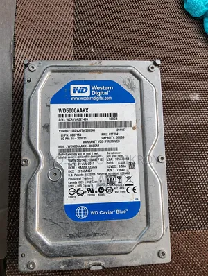 Western Digital 500GB SATA Hard Drive (82% Health) – Tested Working