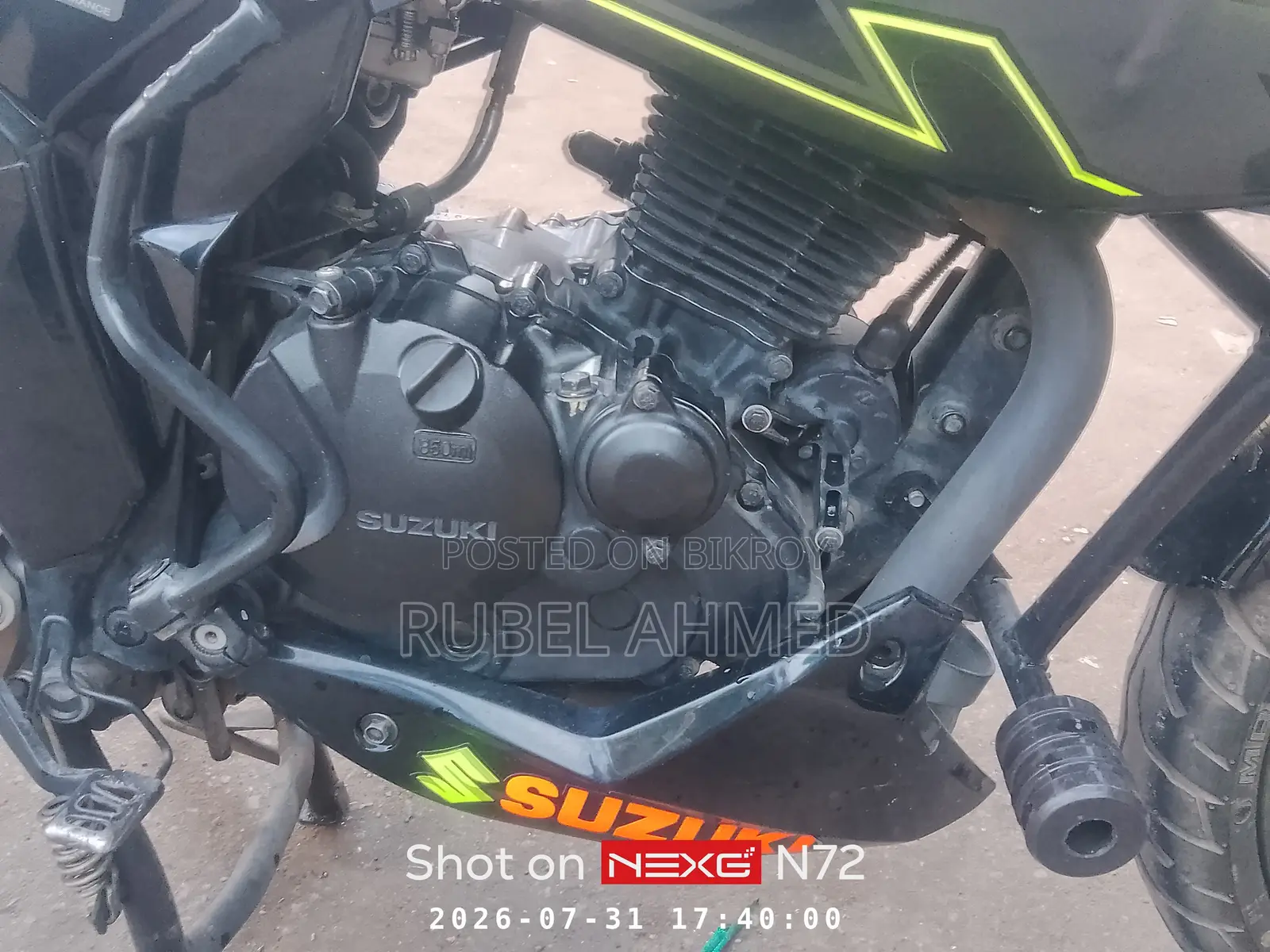 New Suzuki Gixxer 2024 Black