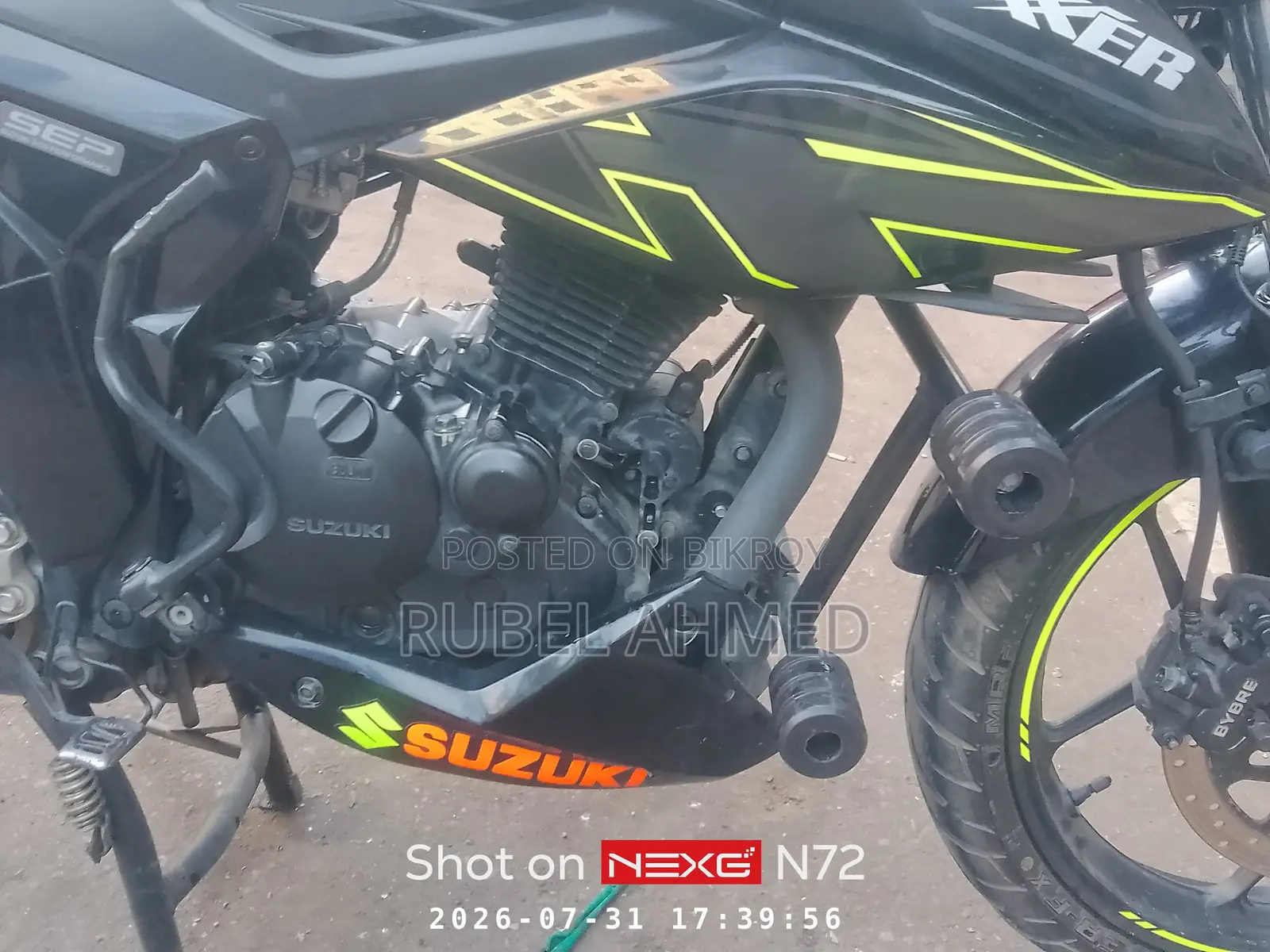 New Suzuki Gixxer 2024 Black