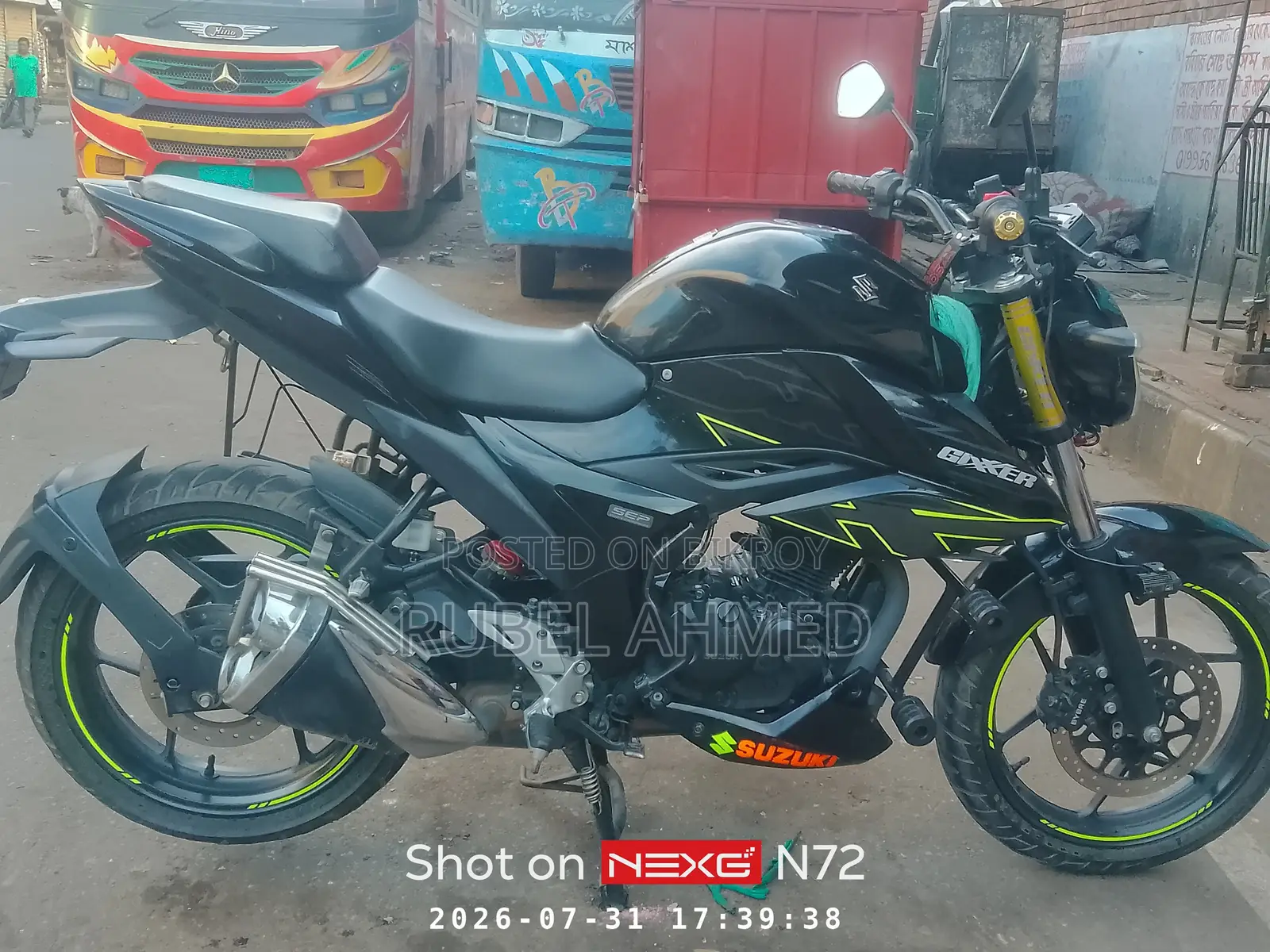 New Suzuki Gixxer 2024 Black