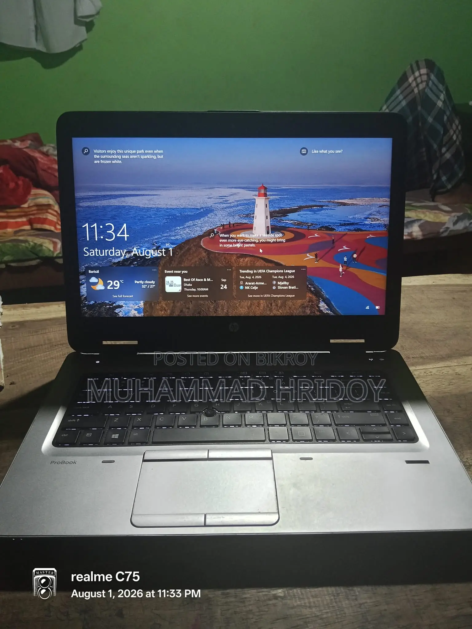 Laptop HP ProBook 640 G2 8GB RAM Intel Core i5 SSD 256GB
