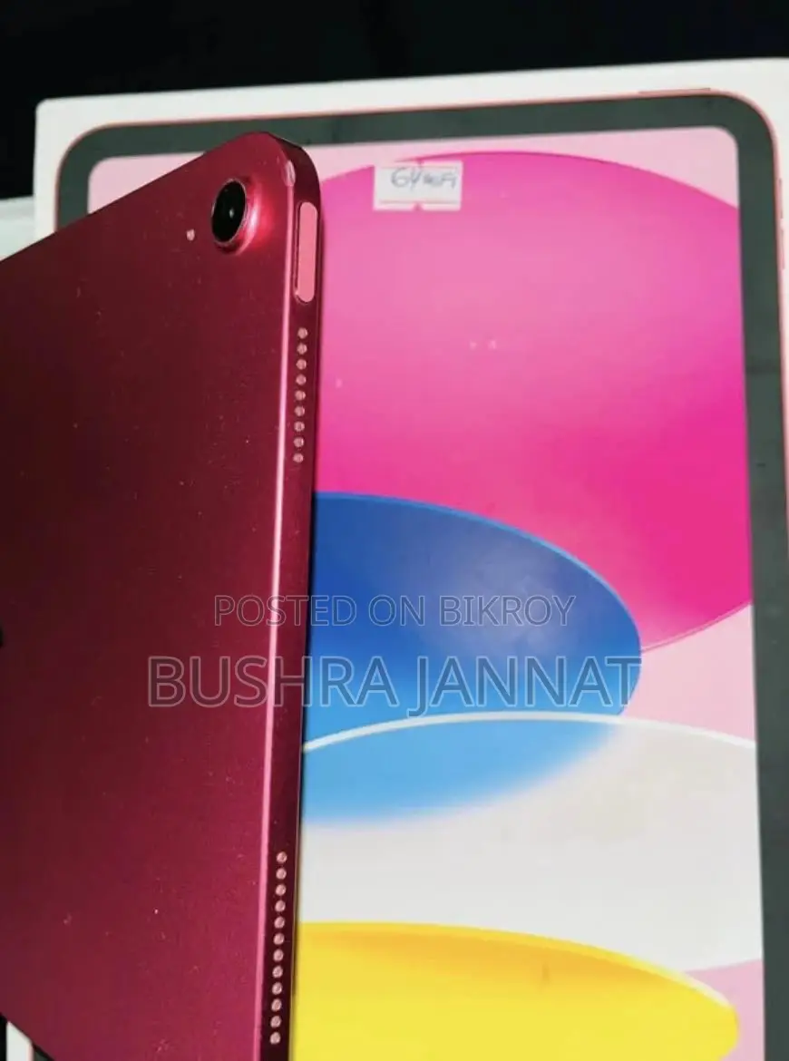 নতুন অ্যাপল আইপ্যাড (২০২২) ৬৪ জিবি গোলাপি