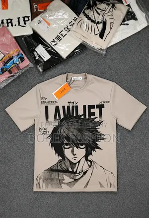 Premium Anime Oversized T-Shirt | Men's 100% Cotton Graphic Tee