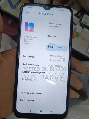 Xiaomi Redmi Note 7 64 GB Blue