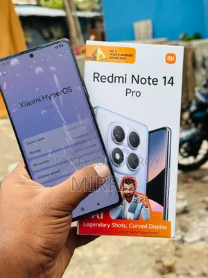 New Xiaomi Redmi Note 14 Pro 256 GB Black