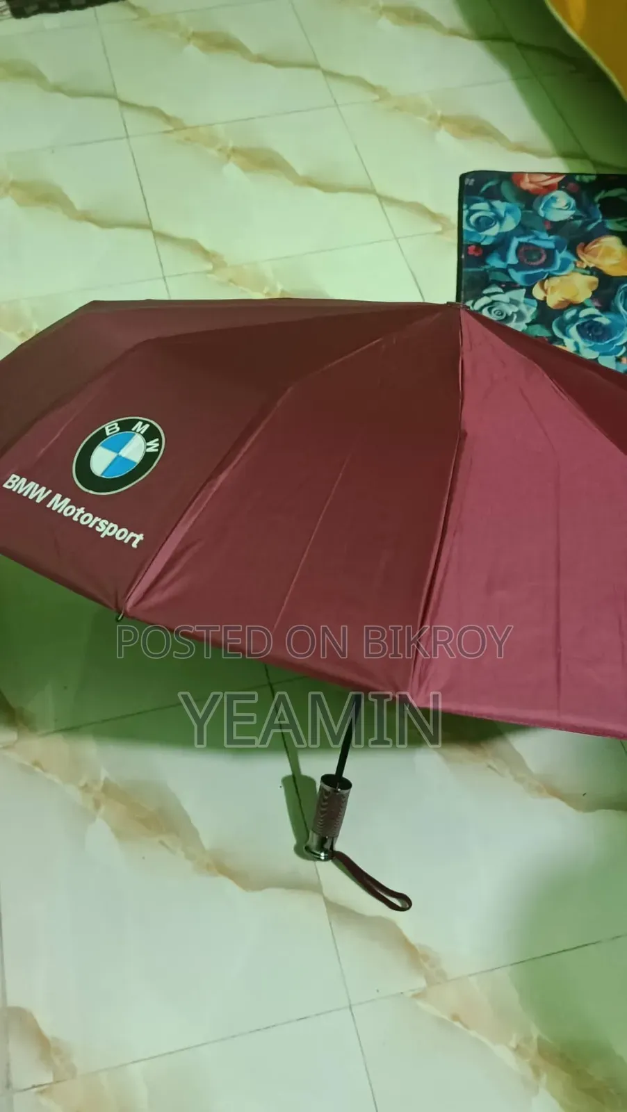 16-rib BMW Premium Umbrella. Auto on-off, completely Windproof
