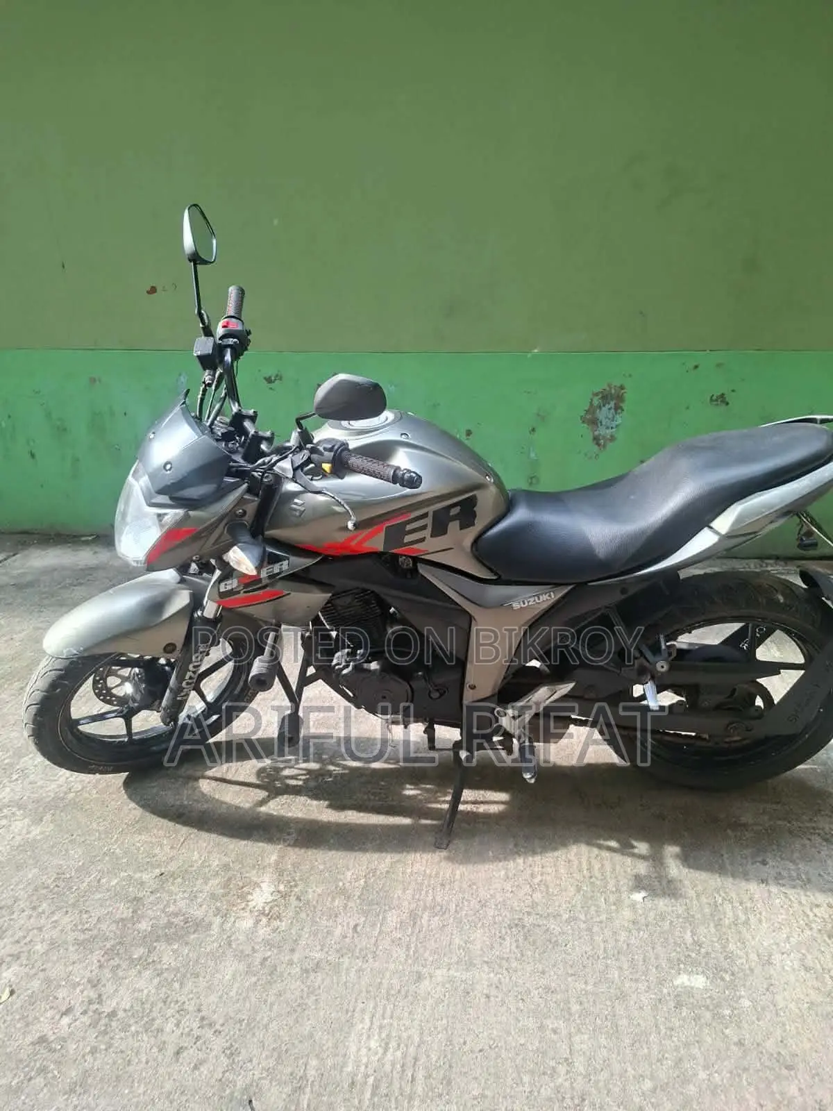 Suzuki Gixxer 2016 Gray