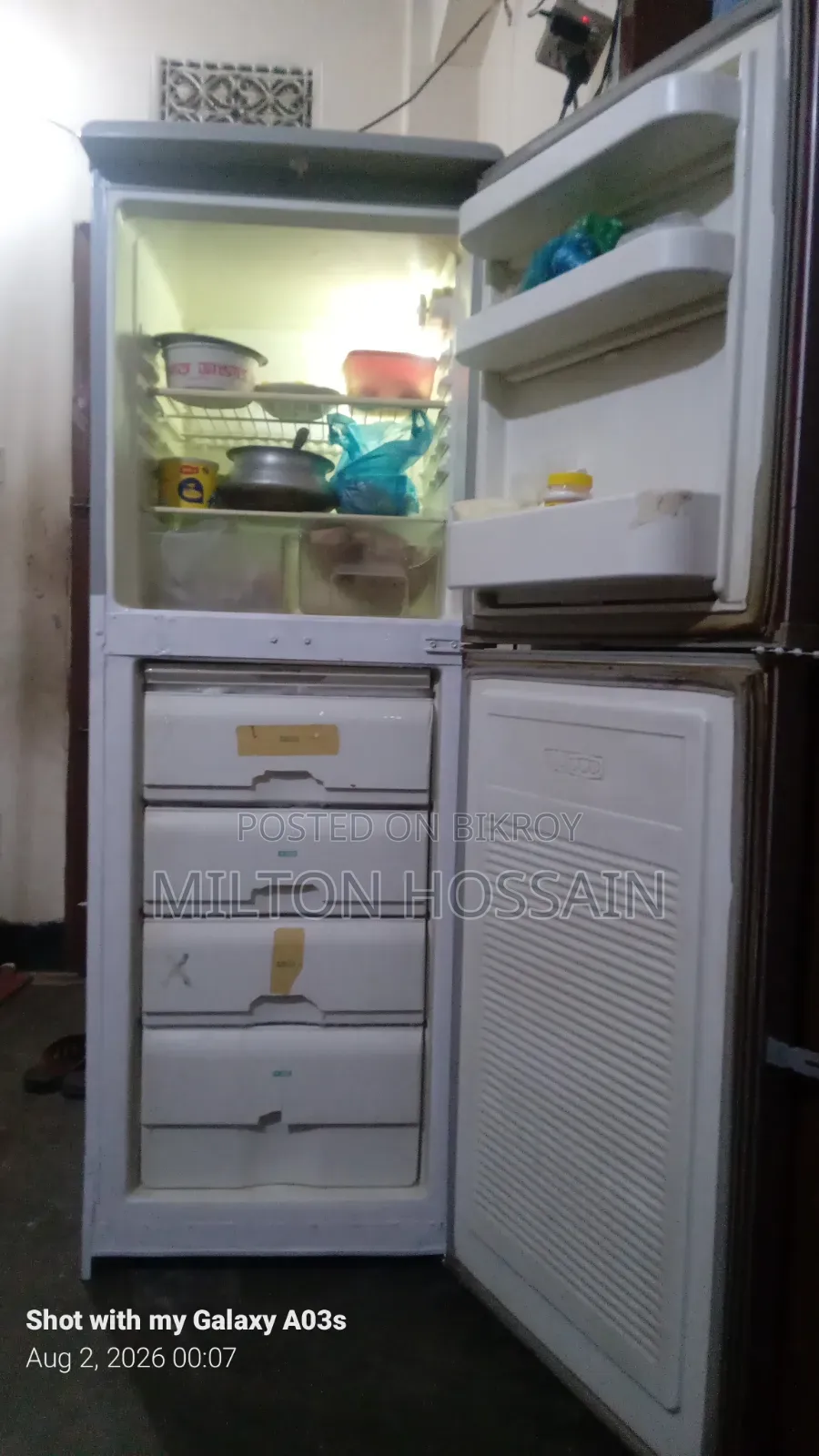 14 CFT Butterfly Frost Fridge