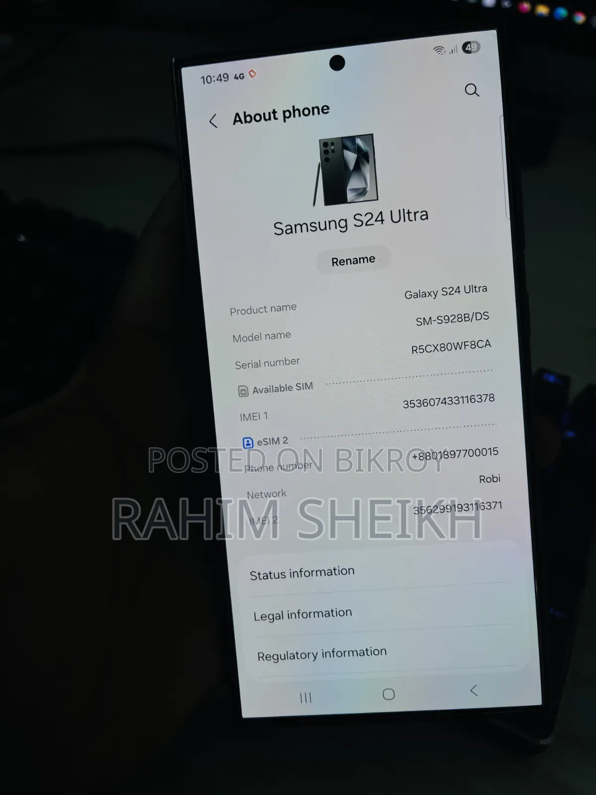Samsung Galaxy S24 Ultra 512 GB Black