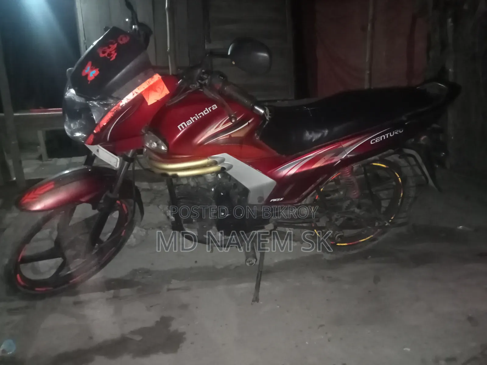 Bajaj Platina 100 2016 Red