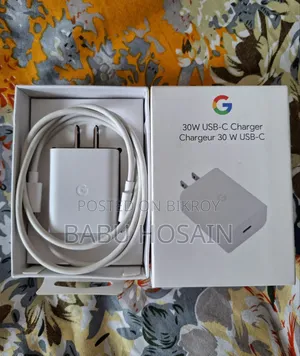 Google Pixel 8 Used 30 Watt Charger and Data Cable