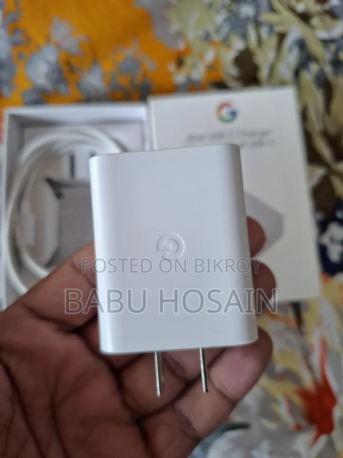 Google Pixel 8 Used 30 Watt Charger and Data Cable